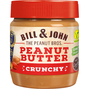 Bill&John Crunchy Erdnussbutter 350g