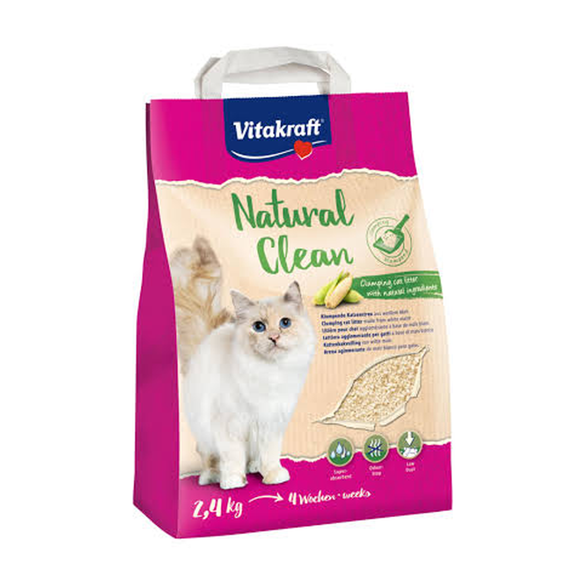 Vitakraft Natural Clean Maisstreu 2,4kg
