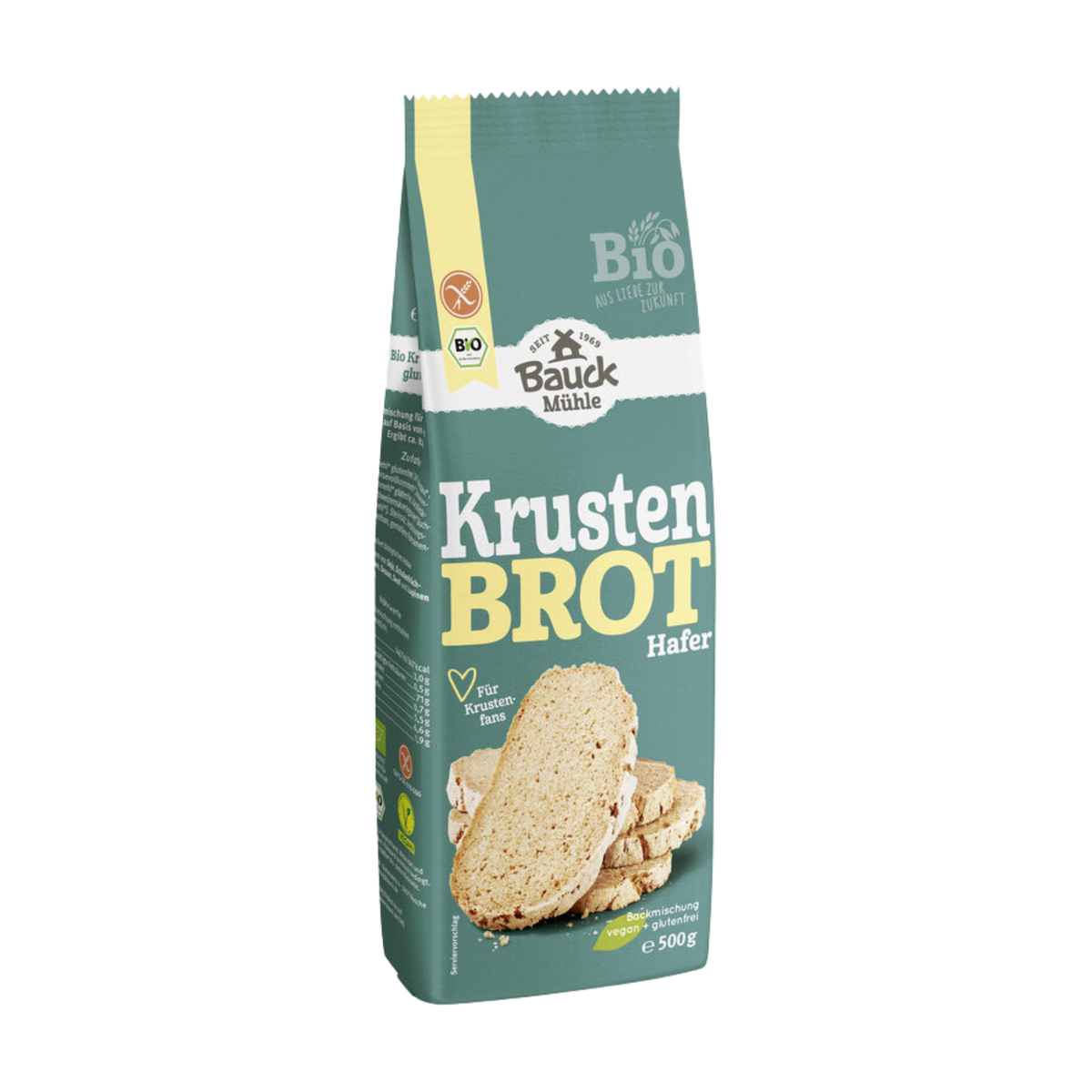 Bio Bauck Mühle Backmischung Krustenbrot glutenfrei 500g