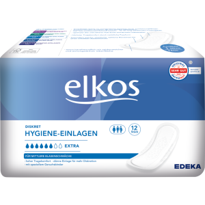 EDEKA elkos Hygiene-Einlagen Extra 12ST