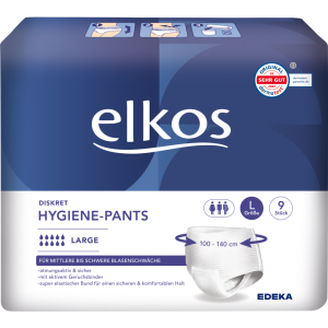 EDEKA elkos Hygiene-Pants Large Diskreet 9ST