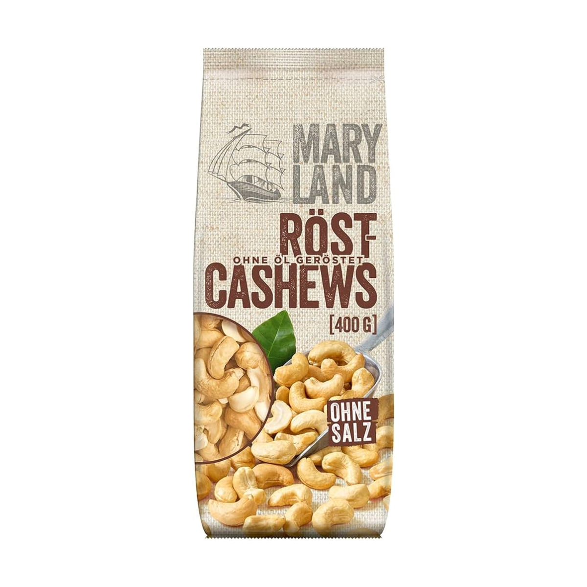 Maryland Röst-Cashews ohne Öl geröstet 400g