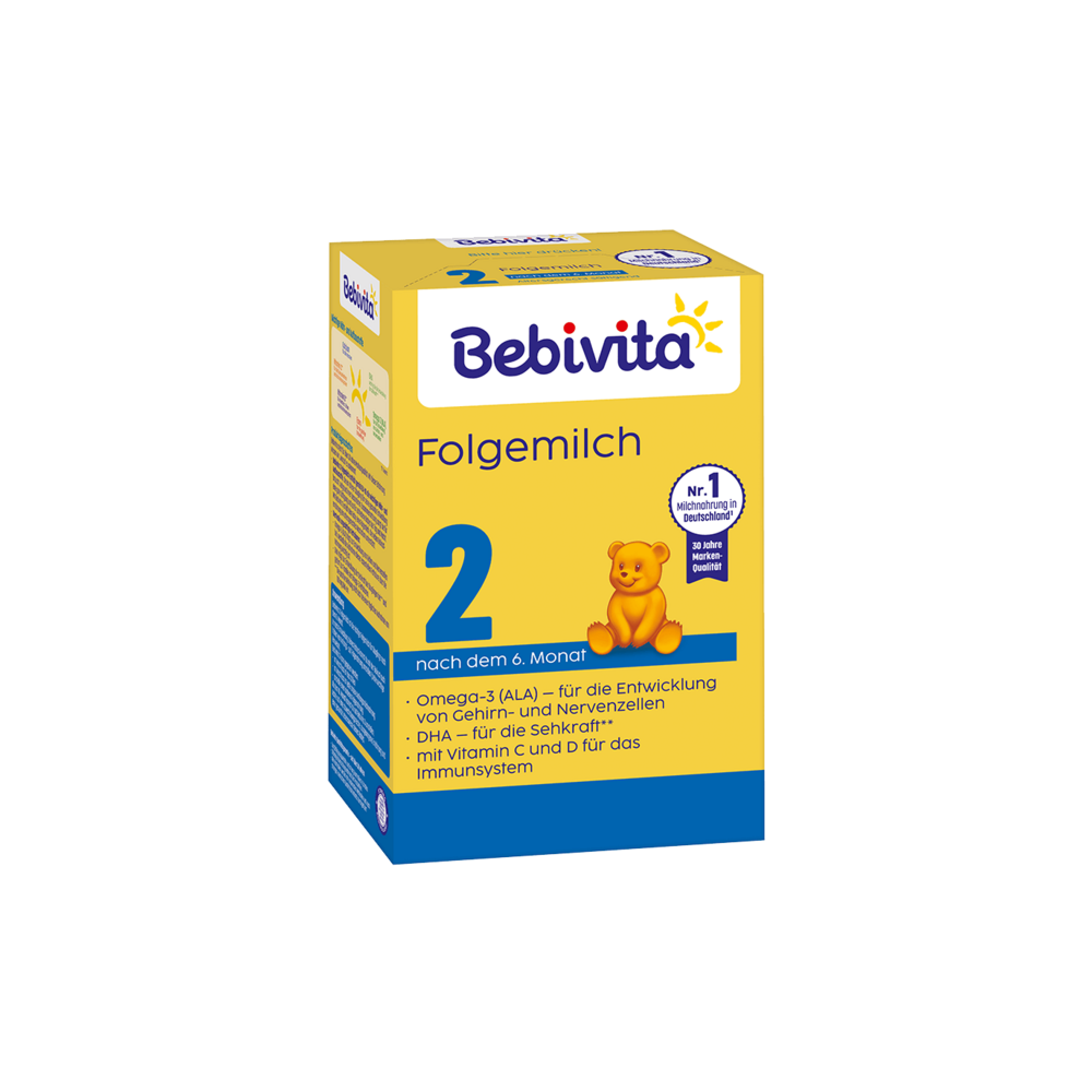 Bebivita 2 Folgemilch nach dem 6.Monat 500g