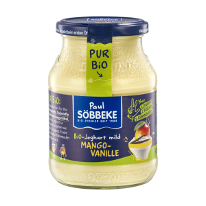 Bio Söbbeke Pur Bio Joghurt Mango-Vanille 3,8% 500g MW