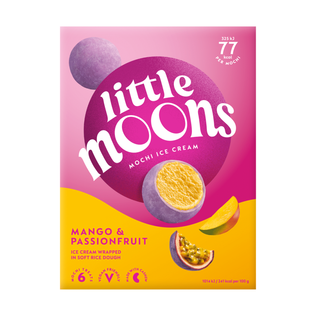 Little Moons Mochi Eis Tropical Mango & Passionsfrucht 6x32g