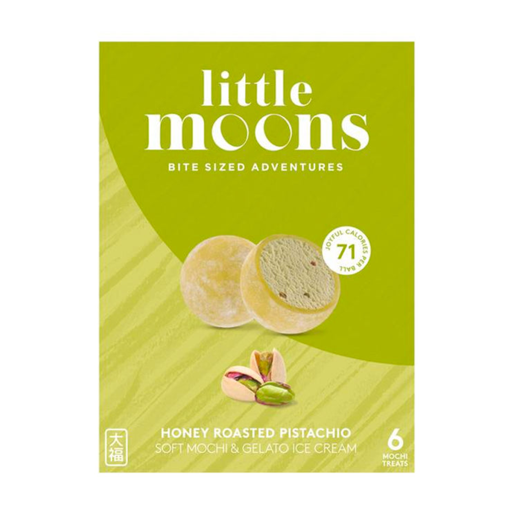 Little Moons Mochi Eis Honig geröstete Pistazie 6x32g