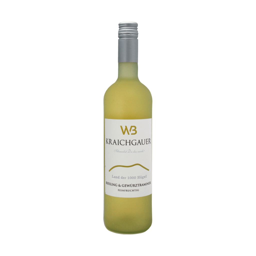 Kraichgauer Riesling Gewürztraminer feinfrucht QbA 0,75l
