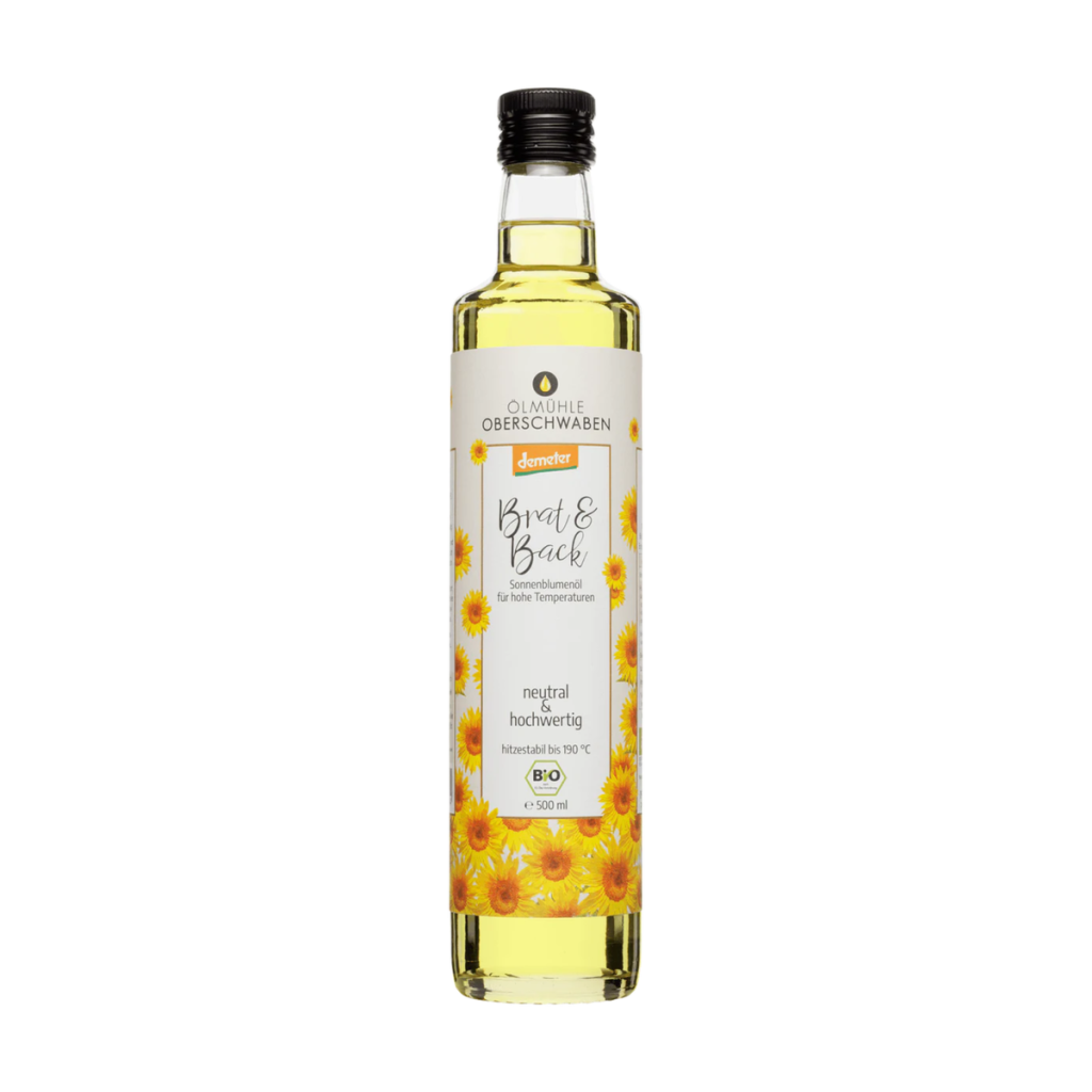 Demeter Ölmühle Oberschwaben Sonnenblumen Bratöl 500ml