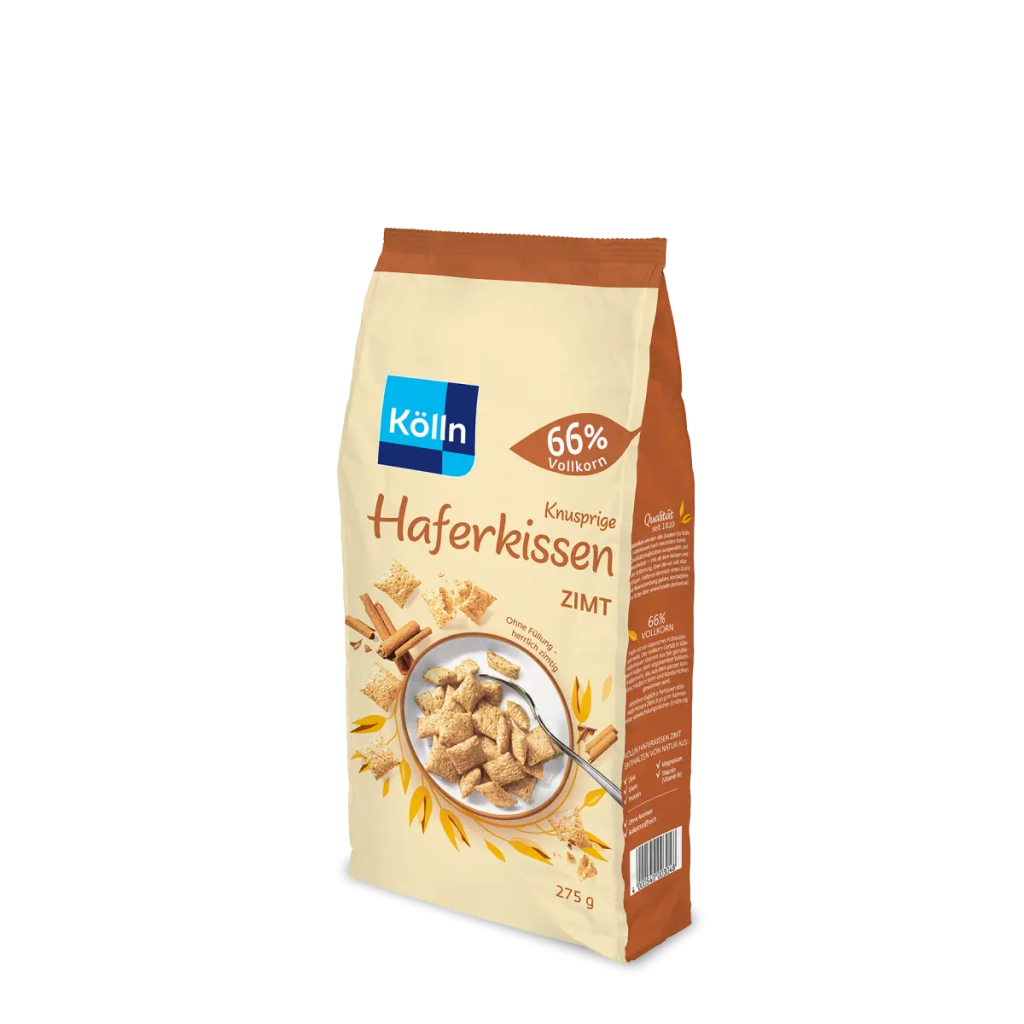 Kölln Knusprige Haferkissen Zimt 275g