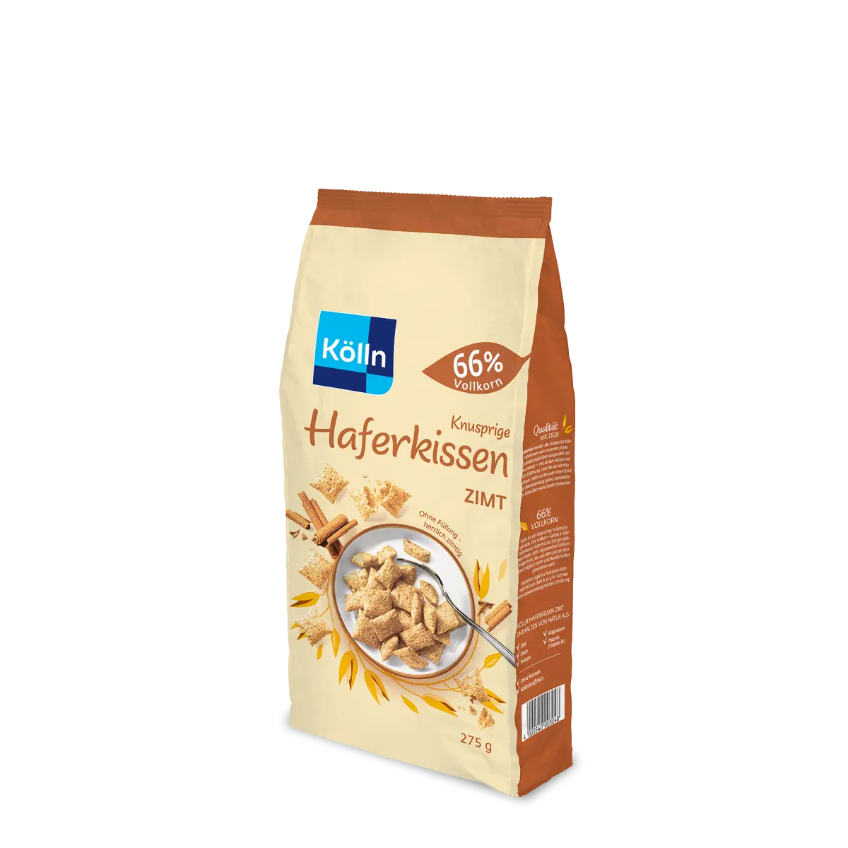 Kölln Knusprige Haferkissen Zimt 275g