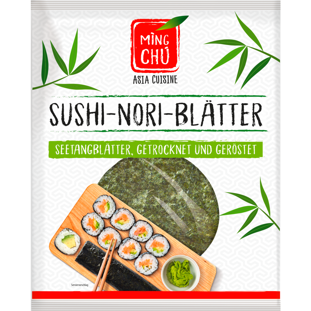 Ming Chu Nori Blätter Seetang geröstet 10BL