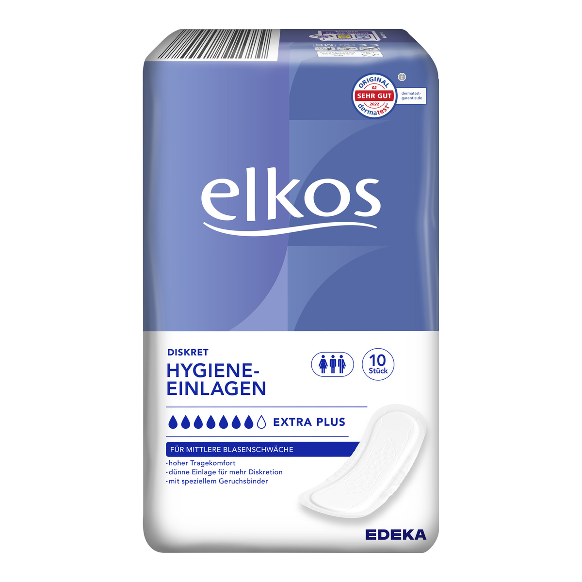 EDEKA elkos Hygiene-Einlagen Extra Plus 10ST