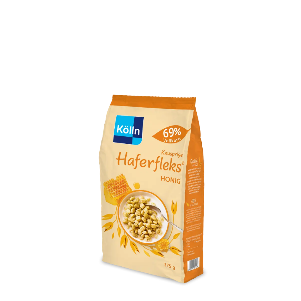 Kölln Knusprige Haferfleks Honig 375g
