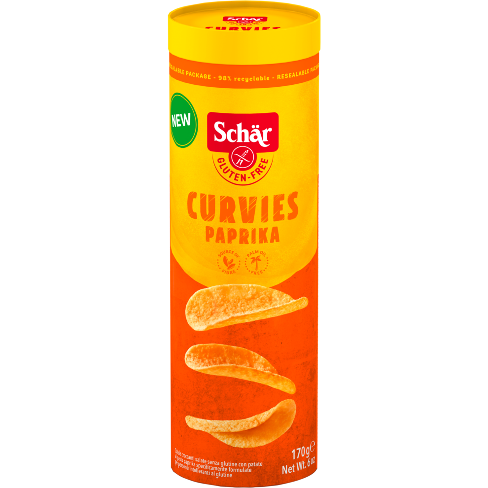 Schär Original Curvies Paprika 170g