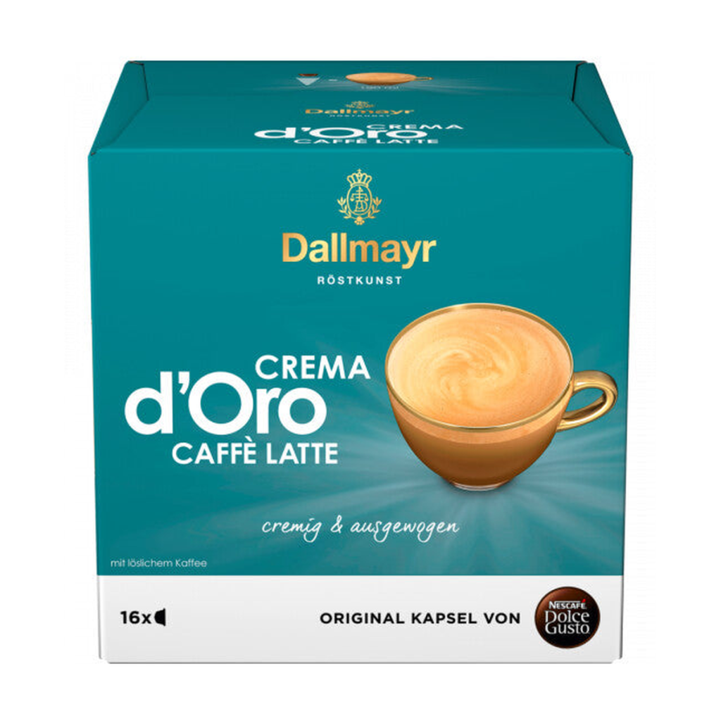 Nescafe Dolce Gusto Dallmayr Crema d Oro Caffe Latte 16ST 160g