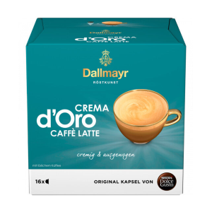 Nescafe Dolce Gusto Dallmayr Crema d Oro Caffe Latte 16ST 160g