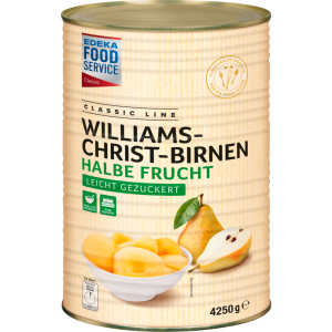 EDEKA Foodservice Classic Williams-Christ-Birnen halbe Frucht leicht gezuckert 4250g