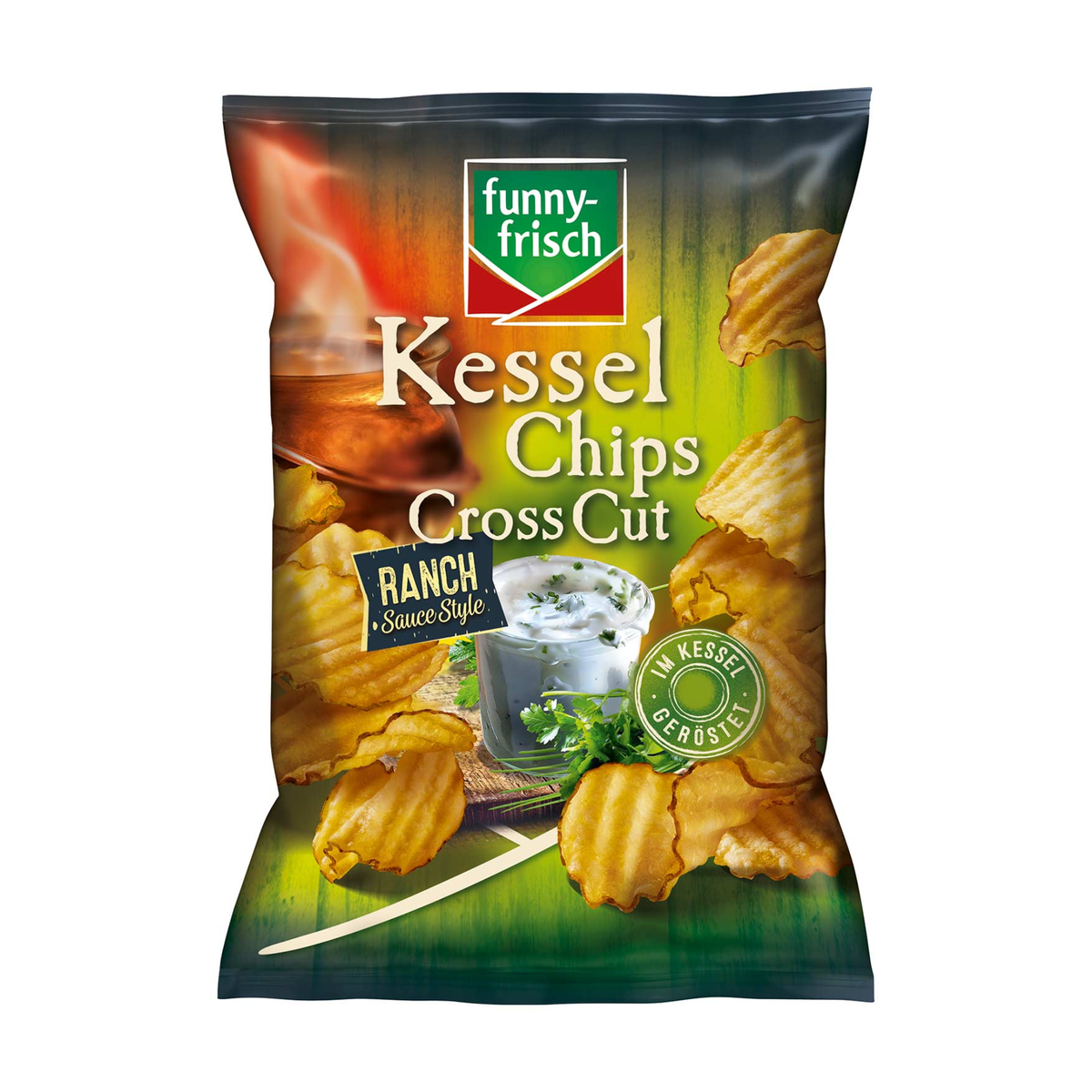 Funny-Frisch Kessel Chips Cross Cut Ranch Sauce 120g