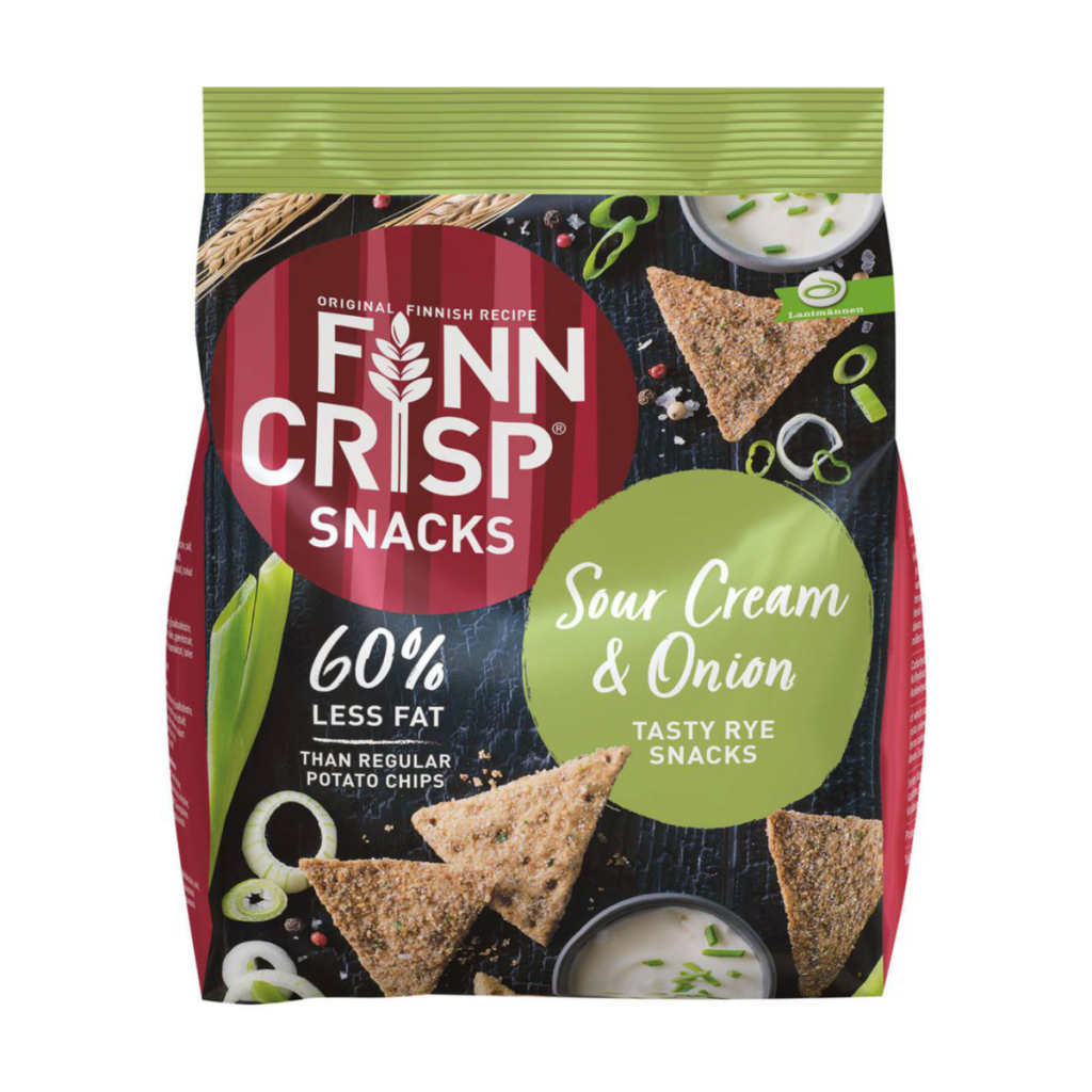 Finn Crisp Snacks Sour Cream&Onion 150g