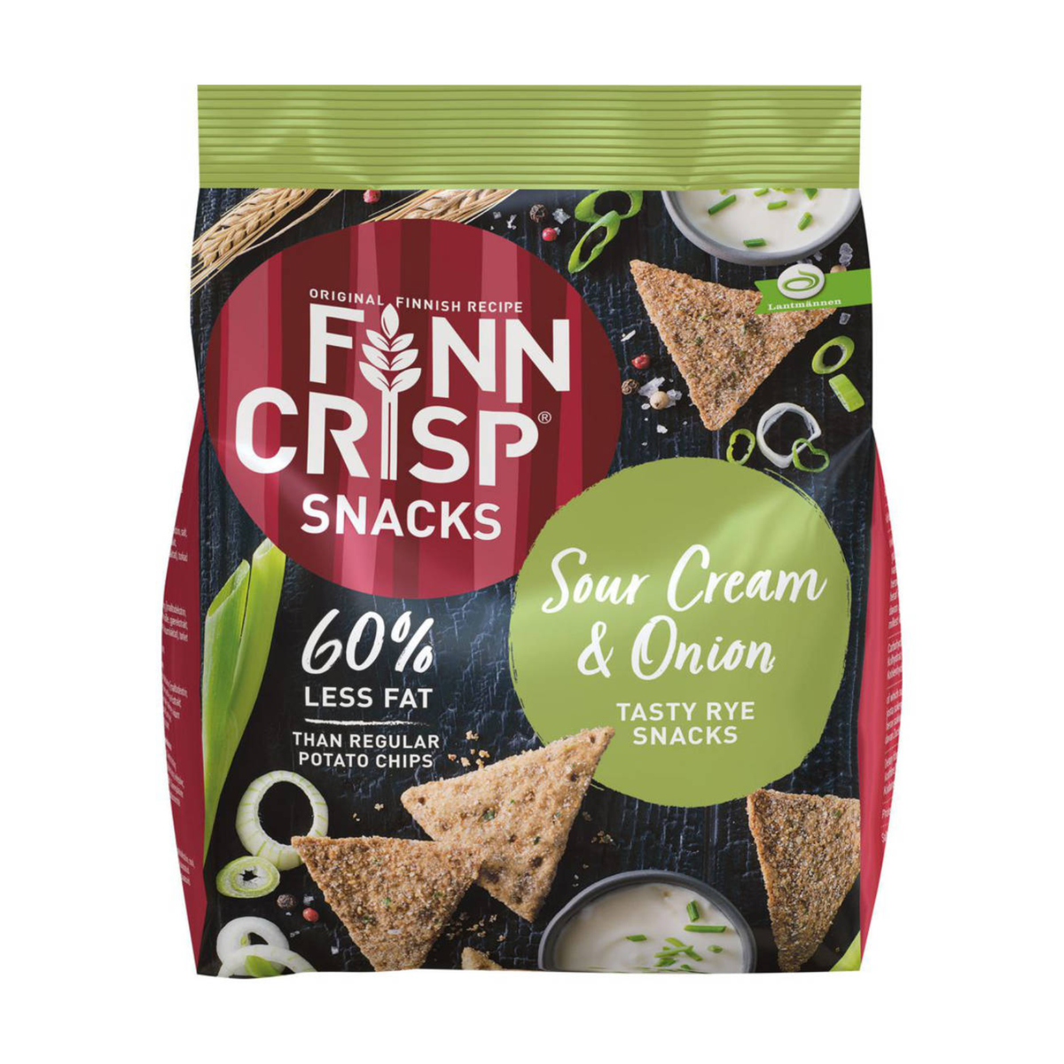 Finn Crisp Snacks Sour Cream&Onion 150g