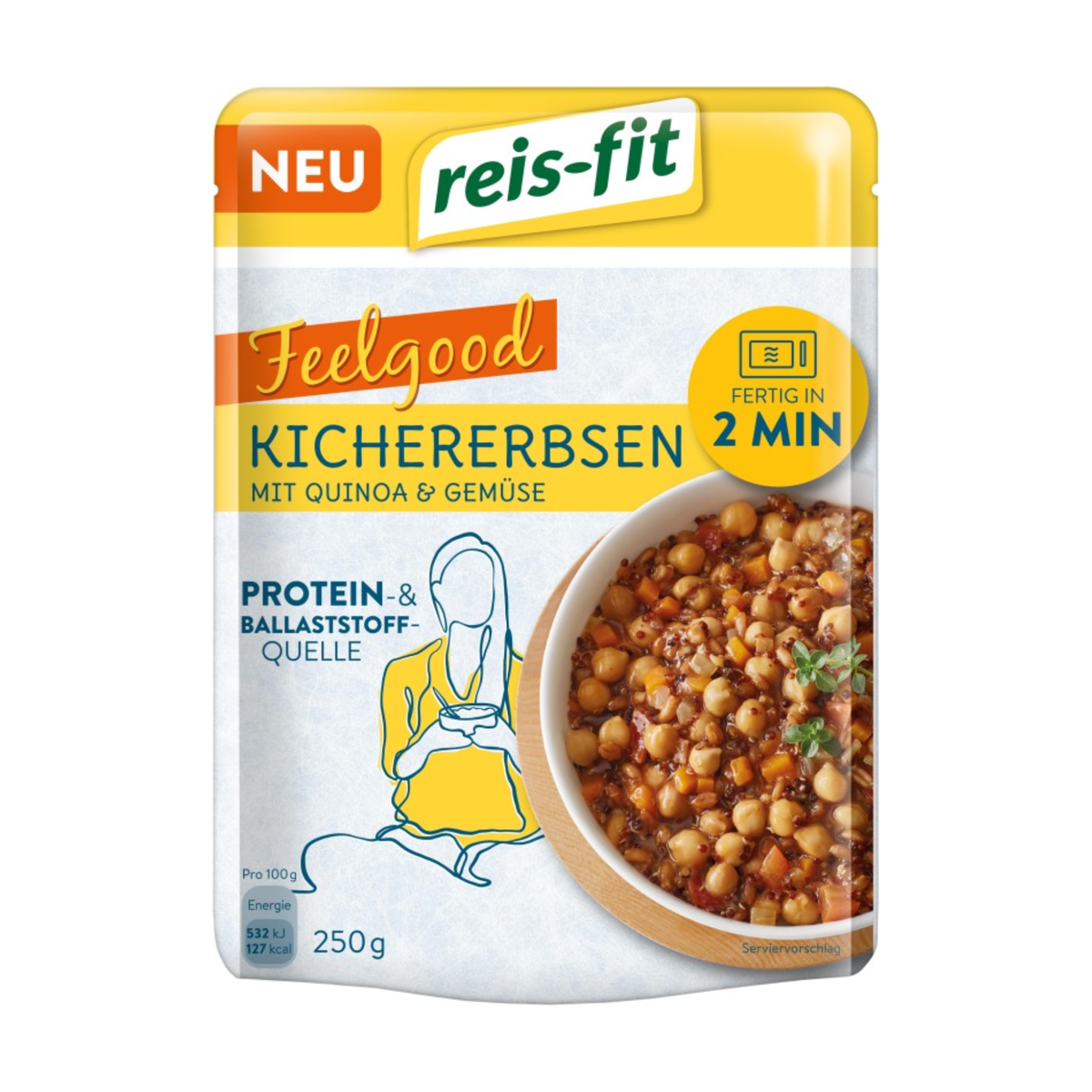 Reis-Fit Kichererbsen Quinoa&Gemüse 250g