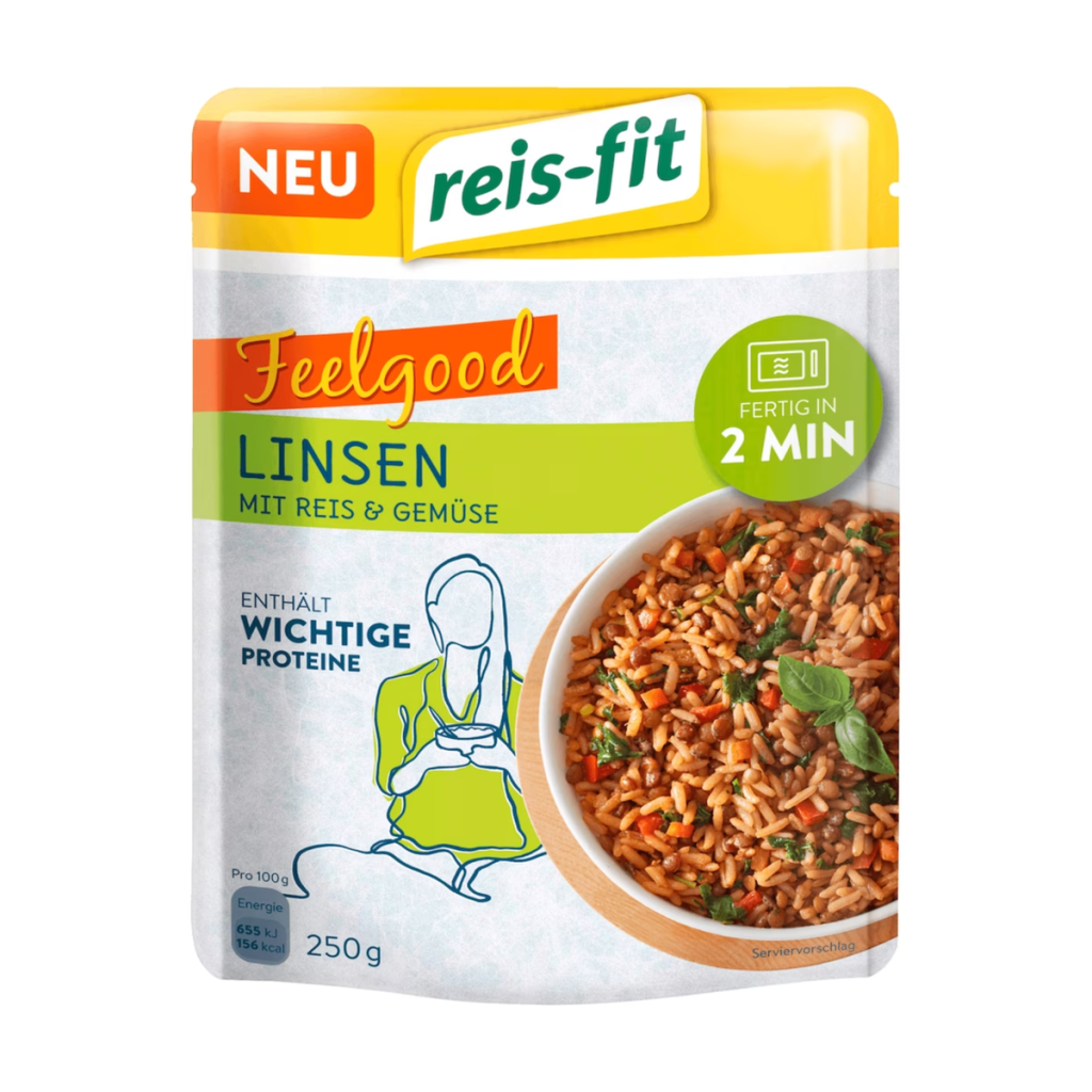 Reis-Fit Linsen mit Gemüse&Reis 250g