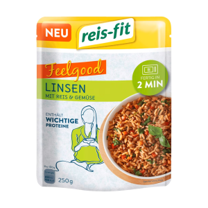 Reis-Fit Linsen mit Gemüse&Reis 250g