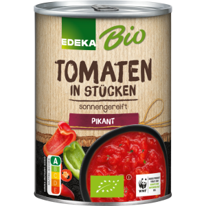 Bio EDEKA Tomaten in Stücken pikant 400g