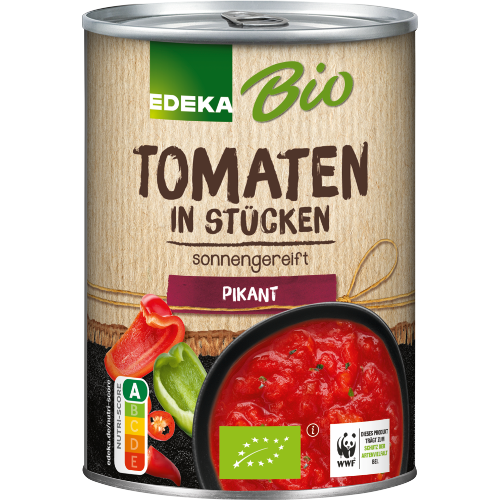 Bio EDEKA Tomaten in Stücken pikant 400g