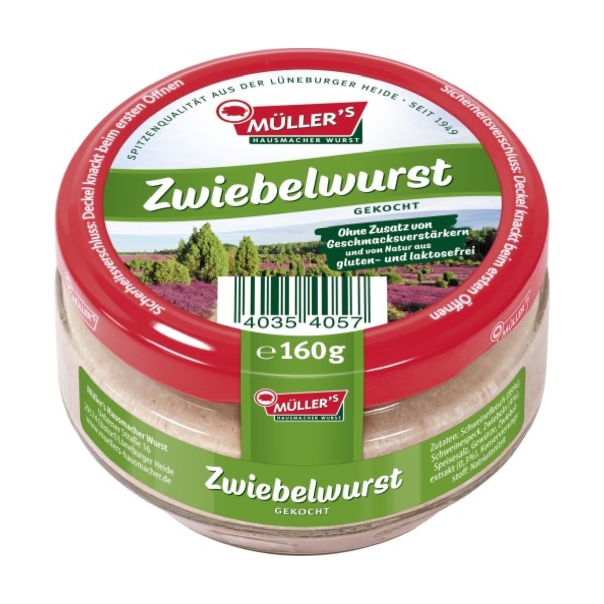 Müllers Hausmacher Zwiebelwurst 160g