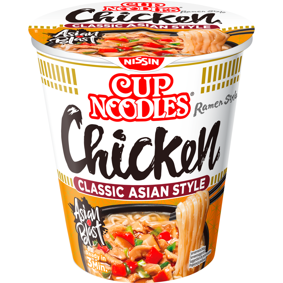 Nissin Стакан лапша курица 63g