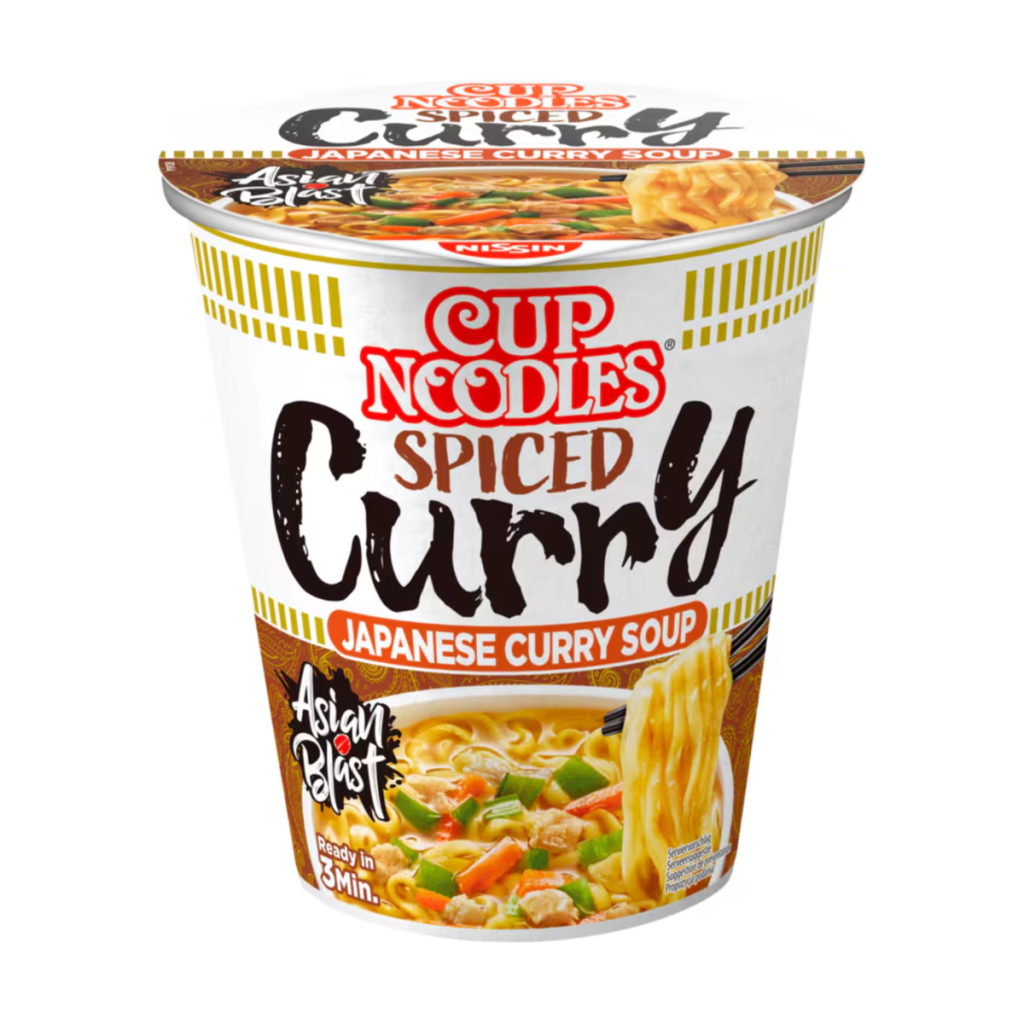 Nissin Стакан лапша карри 67g