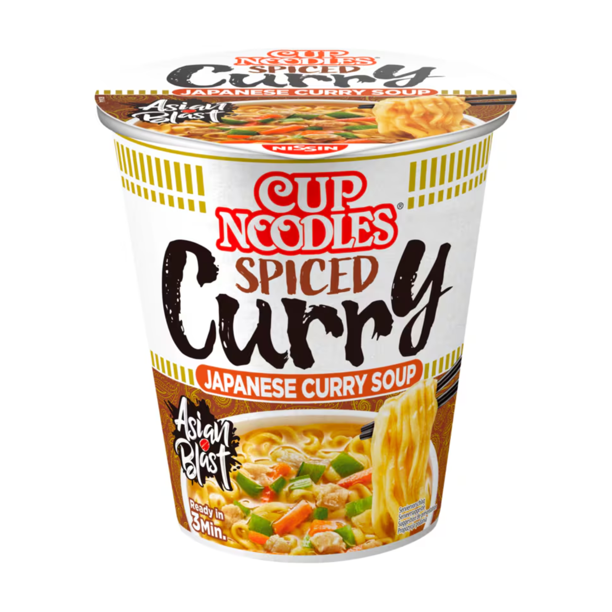 Nissin Стакан лапша карри 67g