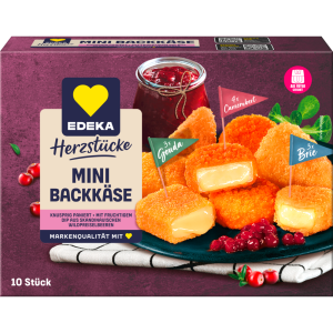 EDEKA Herzstücke Backkäse Minis mit Dip 300g