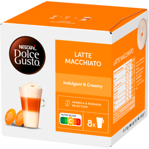 Nescafe Дольче Gusto капсулы латте макиато 8+8ST 183,2g