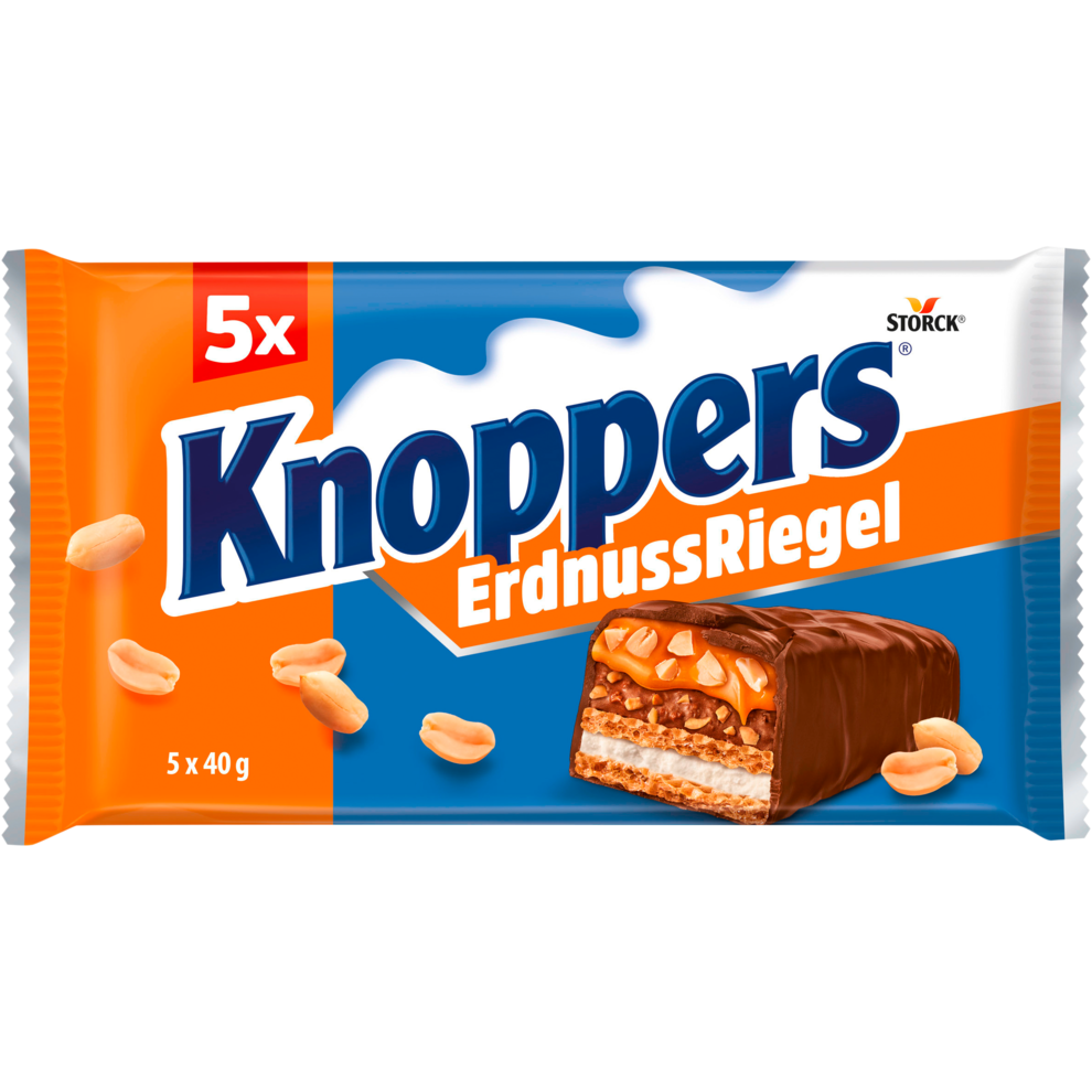 Knoppers Батончик арахис 5ST 200g