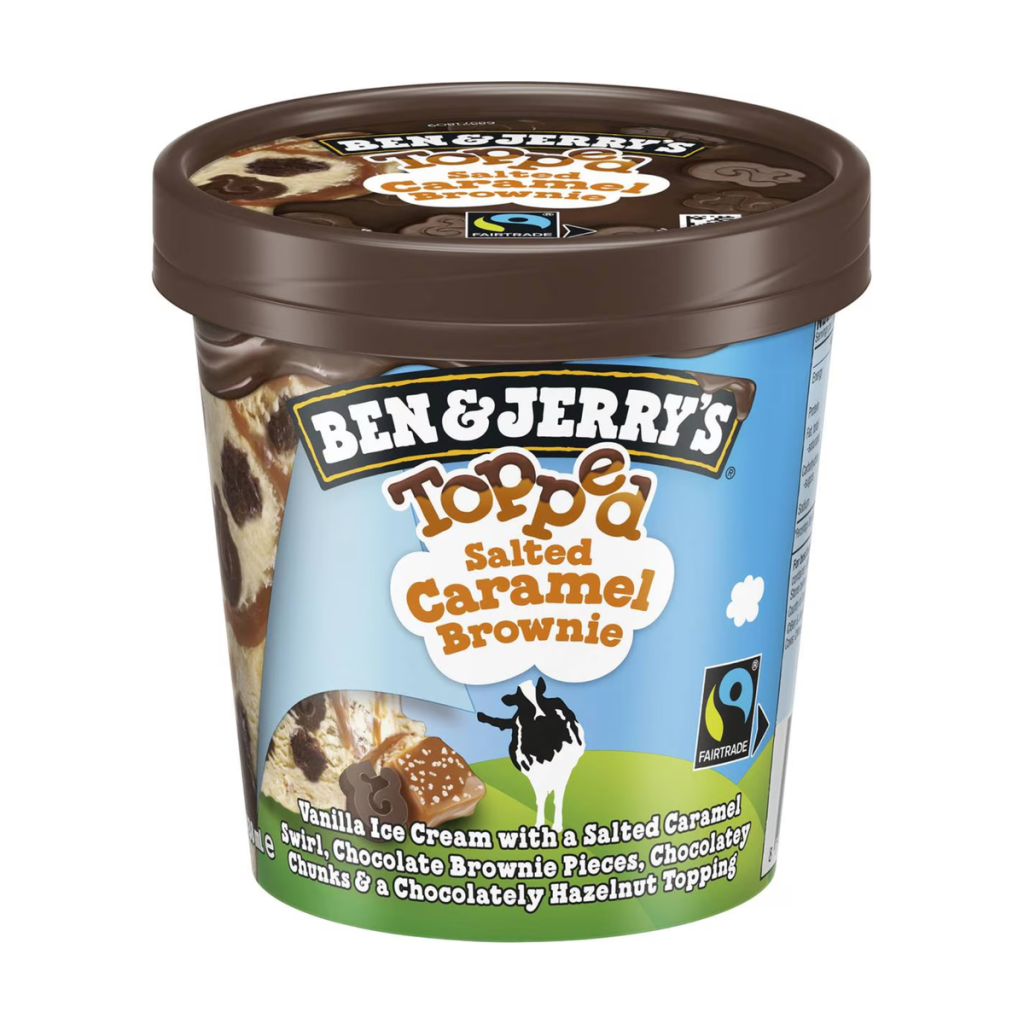 Ben&Jerrys Topped Salted Caramel Brownie 438ml