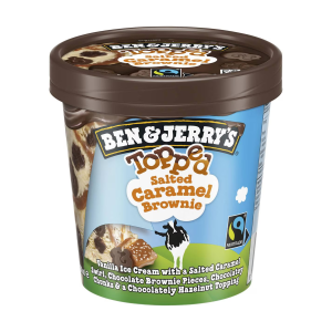 Ben&Jerrys Topped Salted Caramel Brownie 438ml