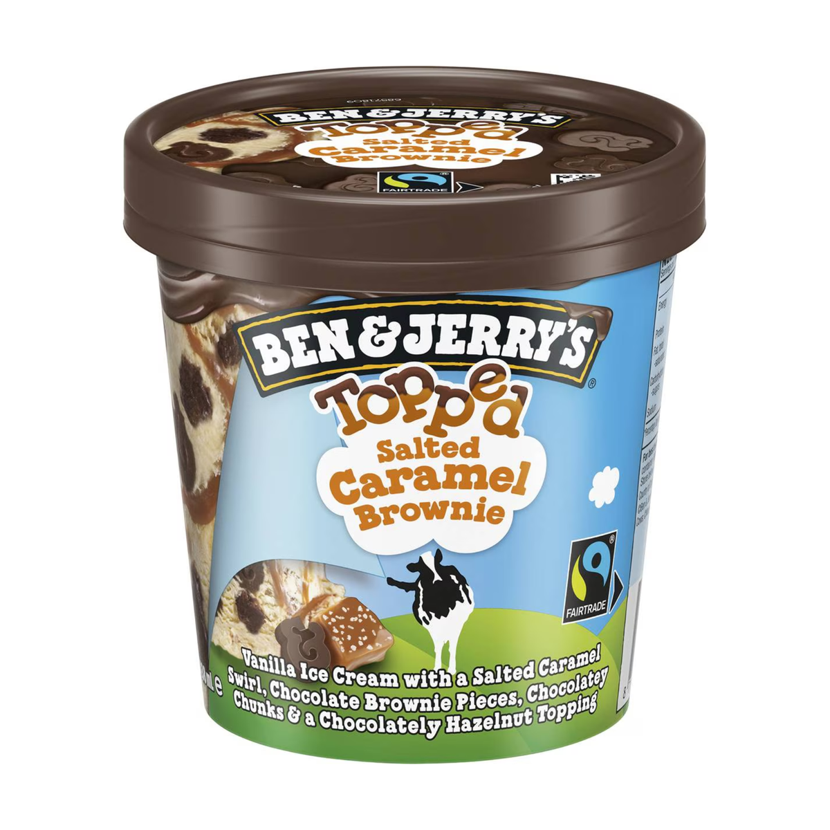 Ben&Jerrys Topped Salted Caramel Brownie 438ml