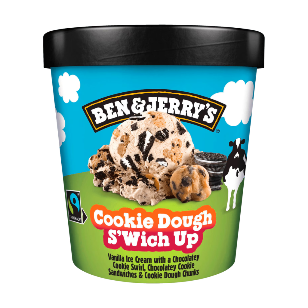 Ben&Jerrys S'Wich Up Cookie Dough 465ml