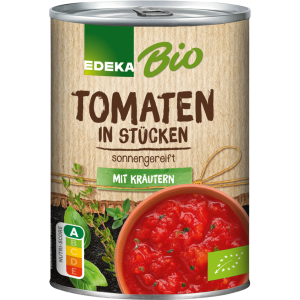 Bio EDEKA Tomaten in Stücken mit Kräutern 400g