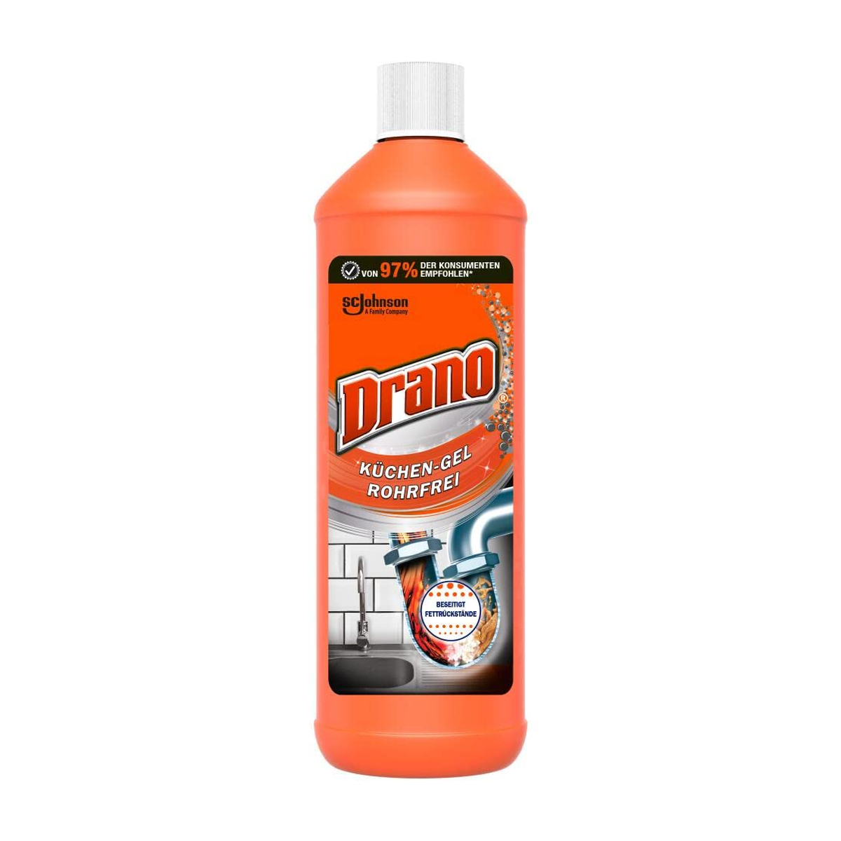 Drano Küchen-Gel Rohrfrei 1l