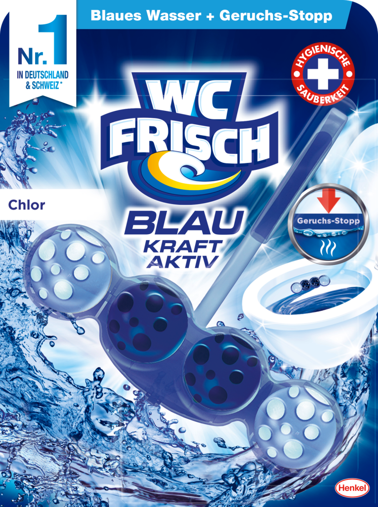 WC Frisch Kraft-Aktiv Blauspüler Chlor 50g