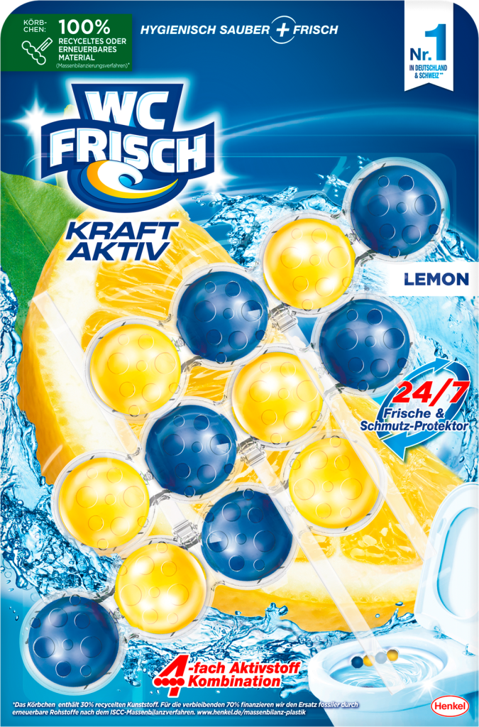 WC Frisch Kraft-Aktiv Lemon 3x50g