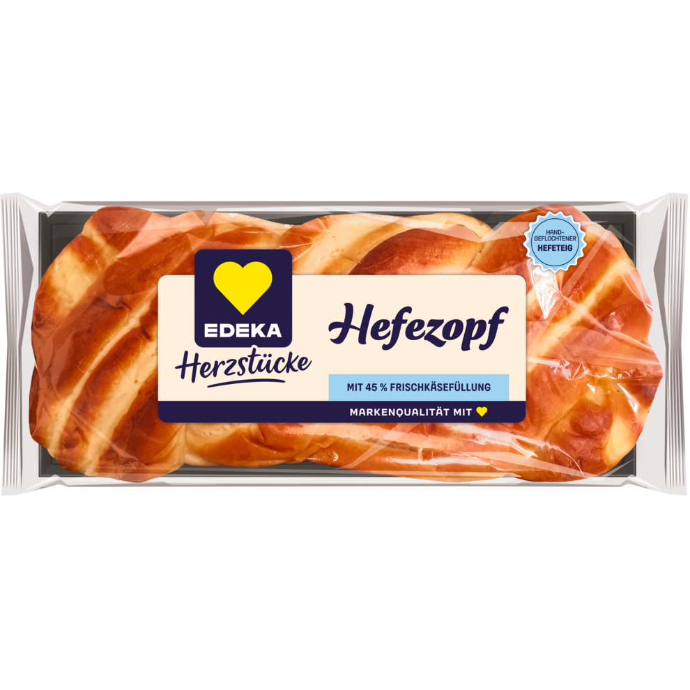 EDEKA Herzstücke Hefezopf Frischkäse 440g