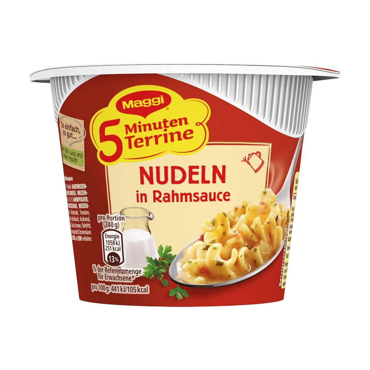 Maggi 5 Minuten Terrine Nudeln Rahmsauce 61g