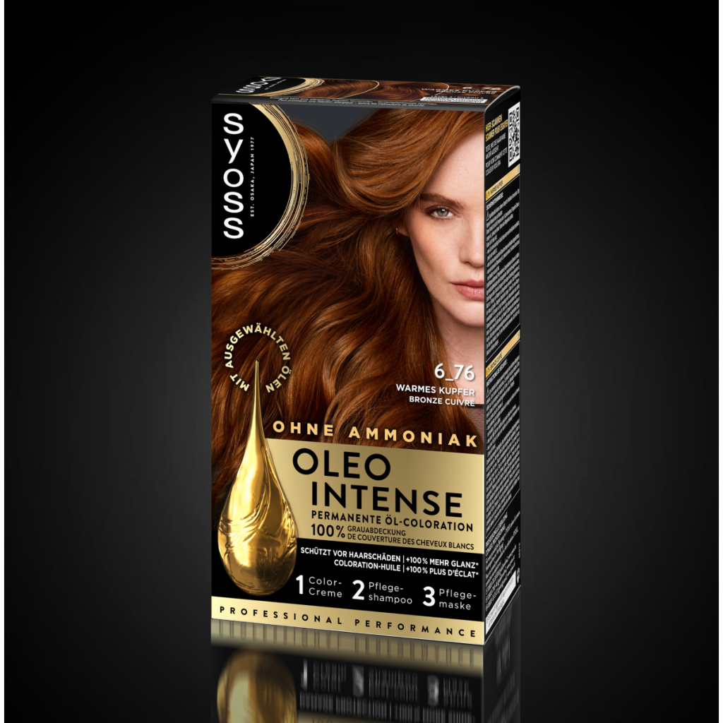 Syoss Oleo Intense Permanente Öl-Coloration 6-76 warmes Kupfer 115ml