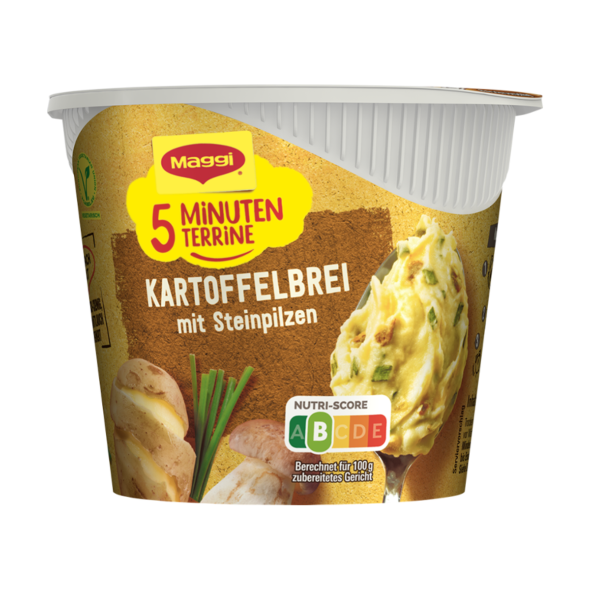 Maggi 5 Minuten Terrine Kartoffelbrei Steinpilze 43g