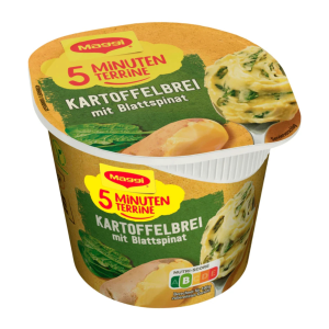 Maggi 5 Minuten Terrine Kartoffelbrei Blattspinat 47g