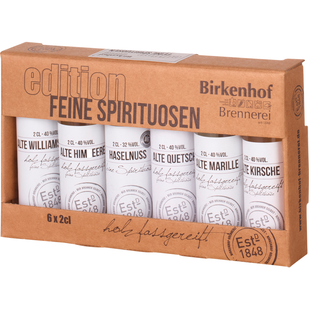 Birkenhof feine Spirituosen 32%/40% 6x0,02l